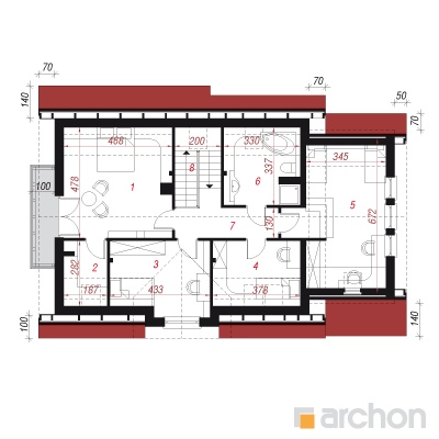  Maja lutsernides 3 2. korruse plaan